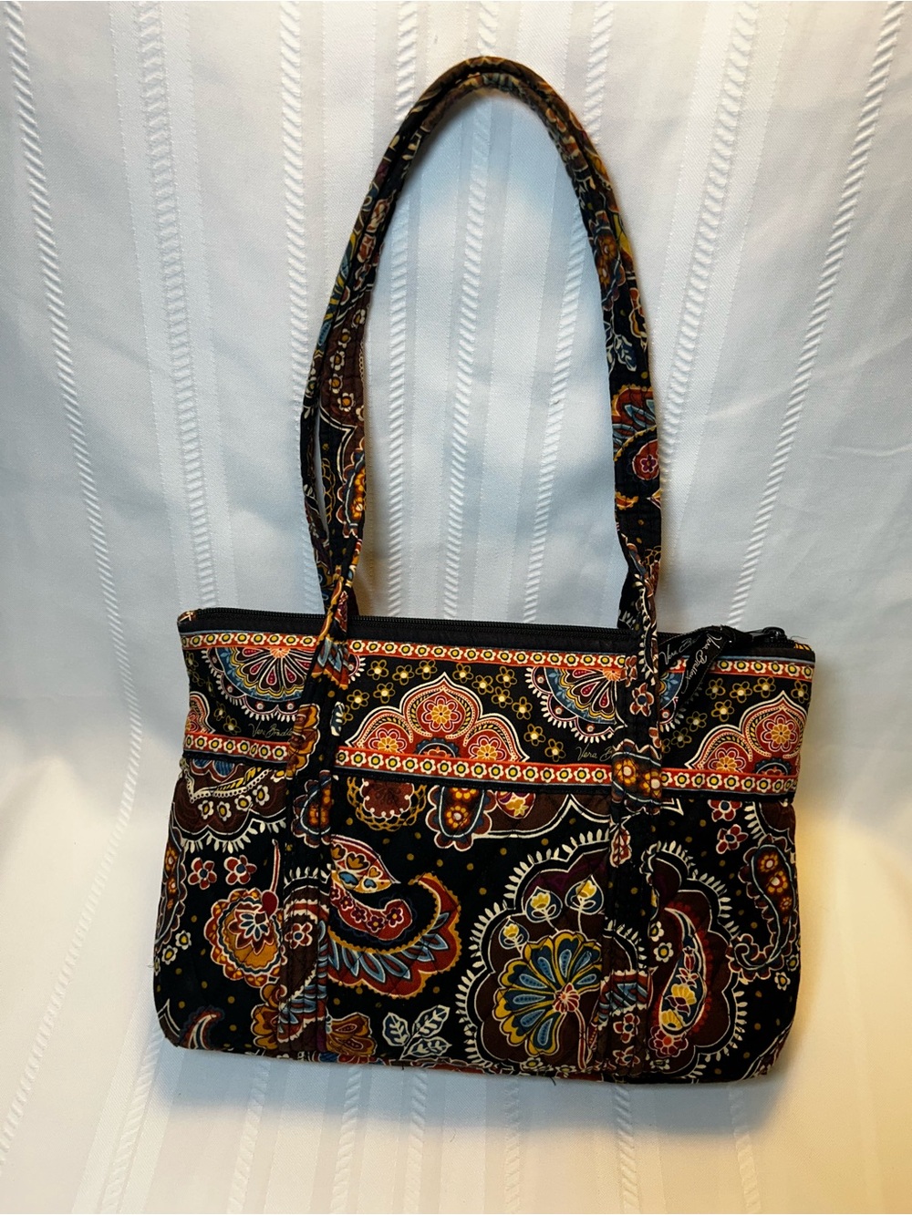 Vera Bradley Little Betsy Shoulder Tote Bag Kensington Paisley Floral Purse
